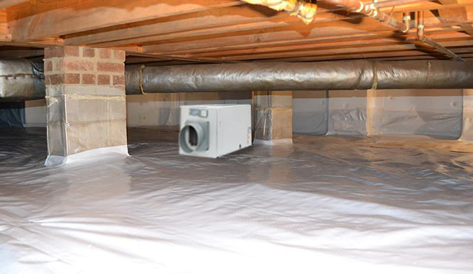 Encapsulated crawl space