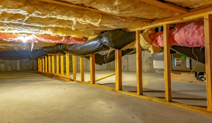 Vapor barrier Installation