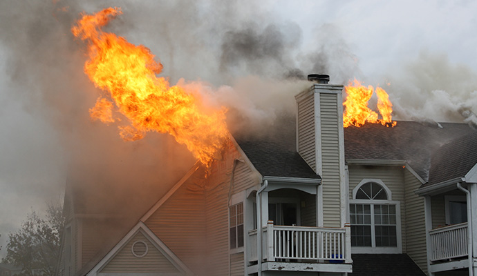 Fire Damage in Prairieville