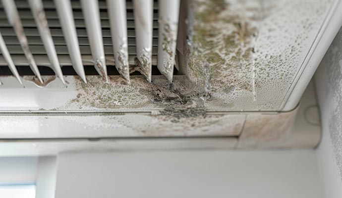 Moldy vent Moldy vent