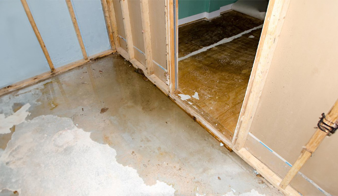 Water Damage Cleanup In Basement